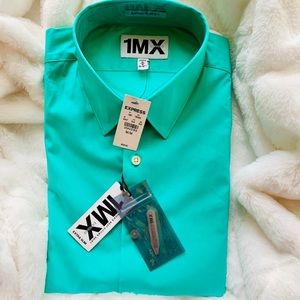 Express 1MX Point Collar Men’s Button Down
